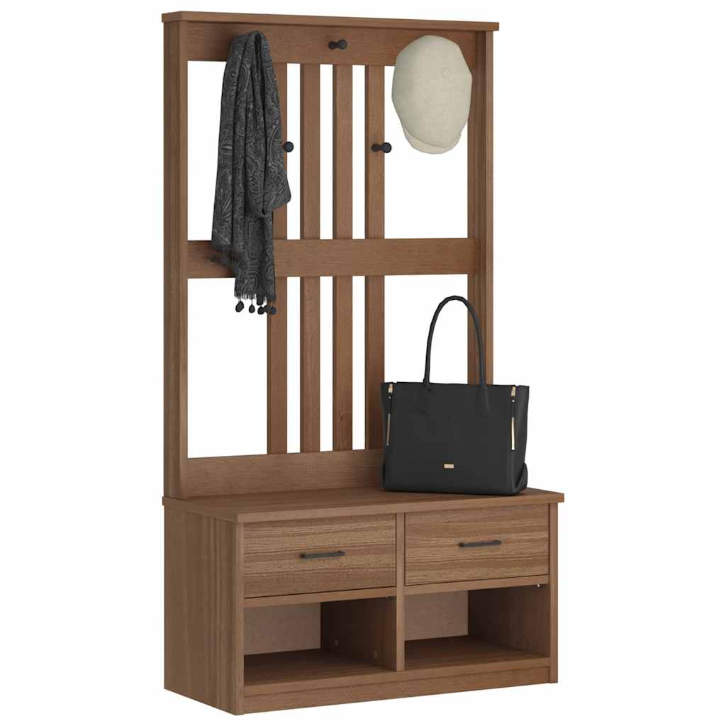 Hallmøbel Halltre SANDENS 87x40x159,5 cm heltre furu