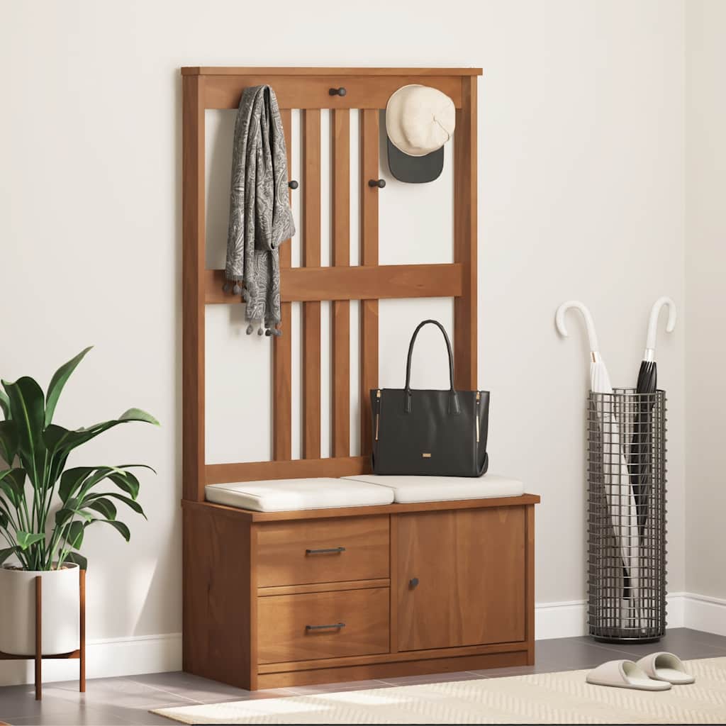 Hallmøbel Halltre SANDENS 87x40x159,5 cm heltre furu