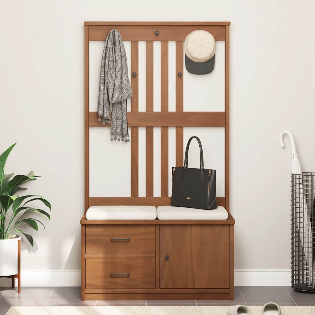 Hallmøbel Halltre SANDENS 87x40x159,5 cm heltre furu