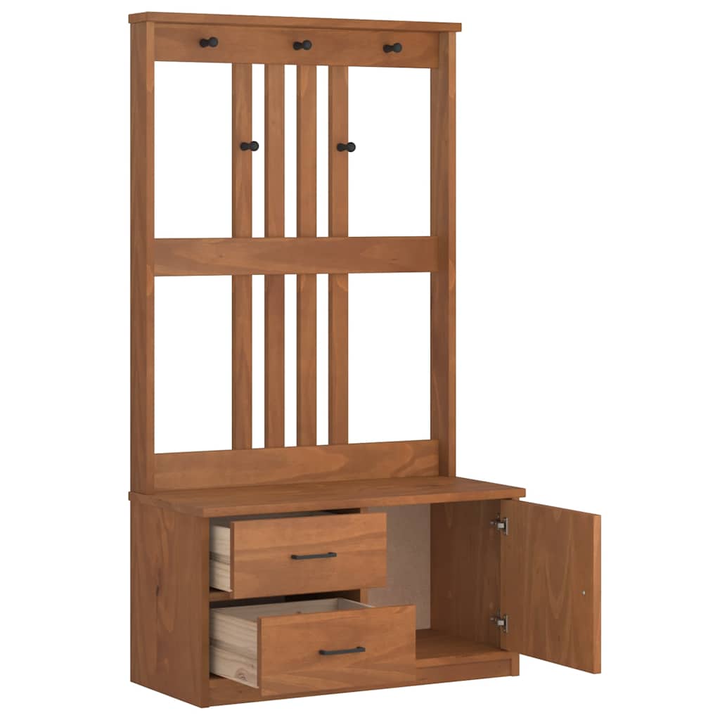 Hallmøbel Halltre SANDENS 87x40x159,5 cm heltre furu