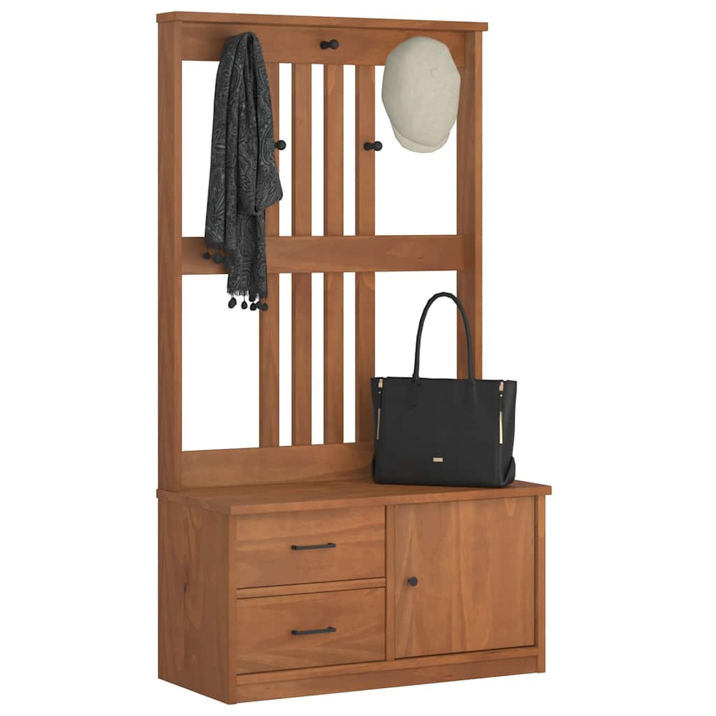 Hallmøbel Halltre SANDENS 87x40x159,5 cm heltre furu