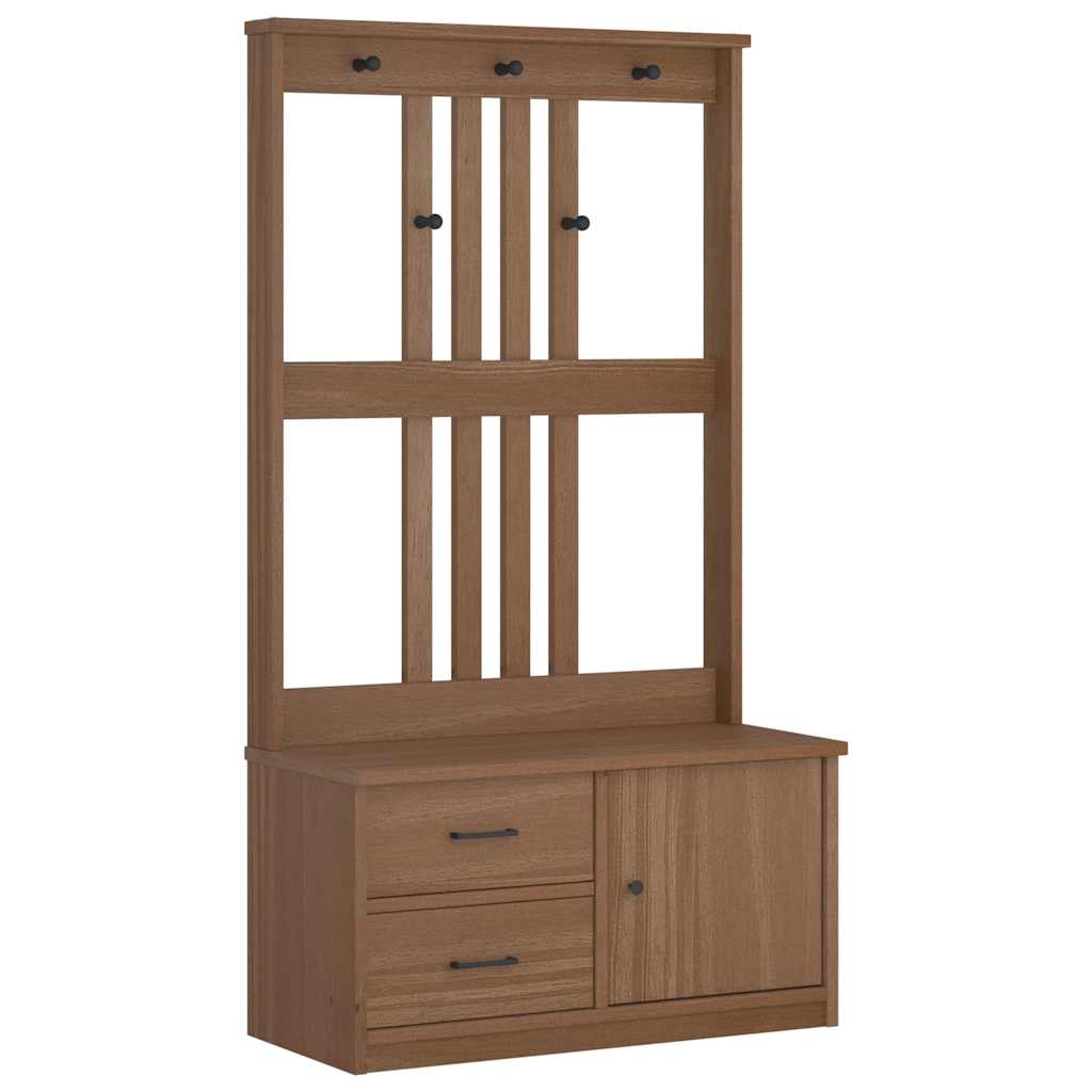 Hallmøbel Halltre SANDENS 87x40x159,5 cm heltre furu