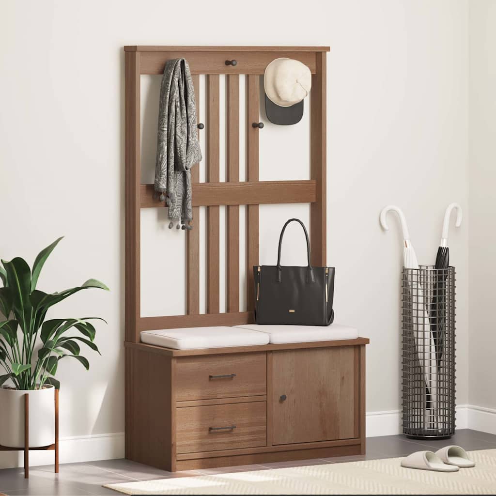 Hallmøbel Halltre SANDENS 87x40x159,5 cm heltre furu