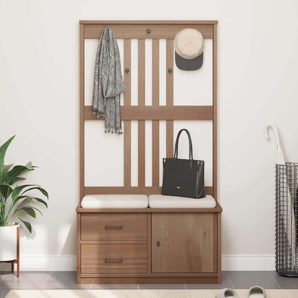 Hallmøbel Halltre SANDENS 87x40x159,5 cm heltre furu