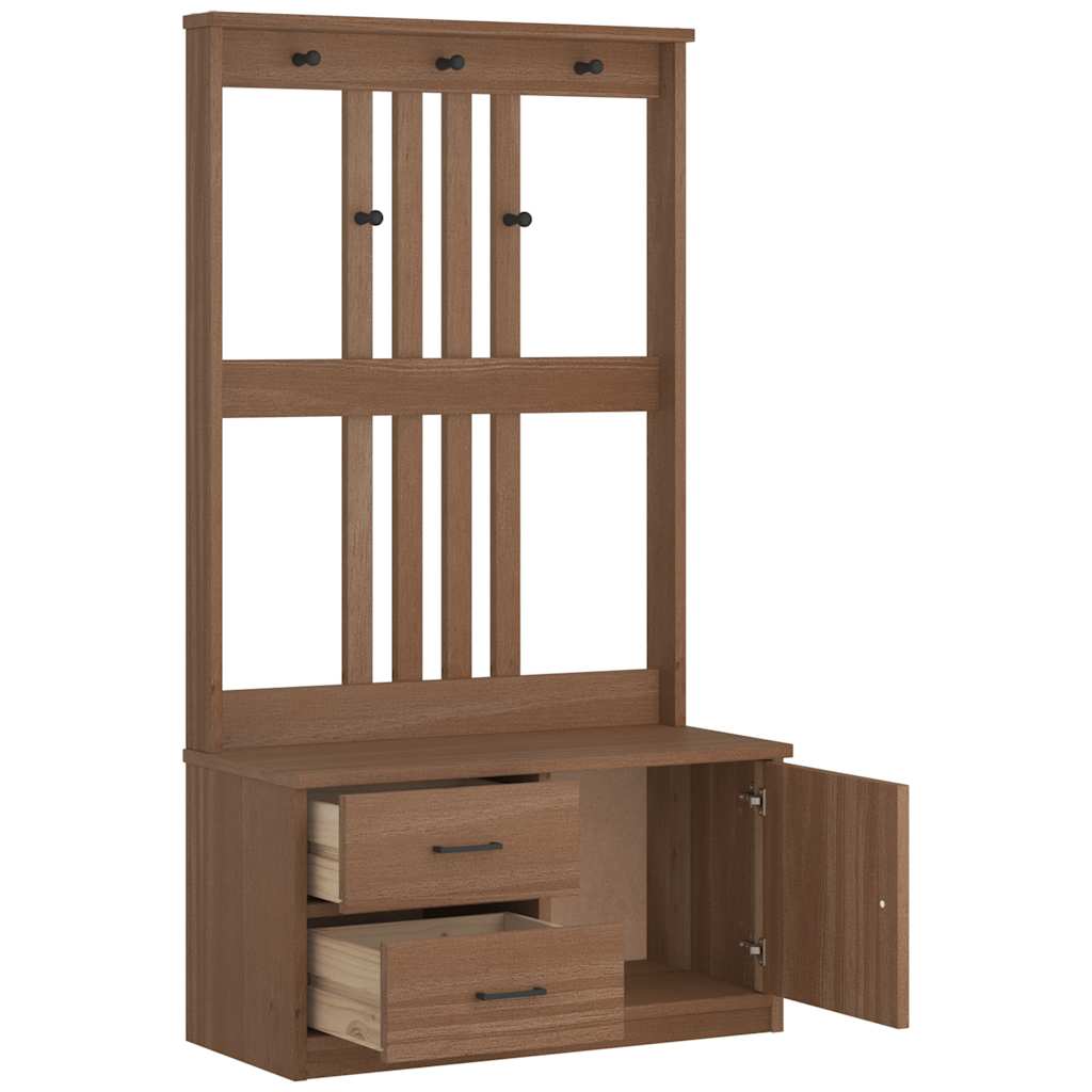 Hallmøbel Halltre SANDENS 87x40x159,5 cm heltre furu