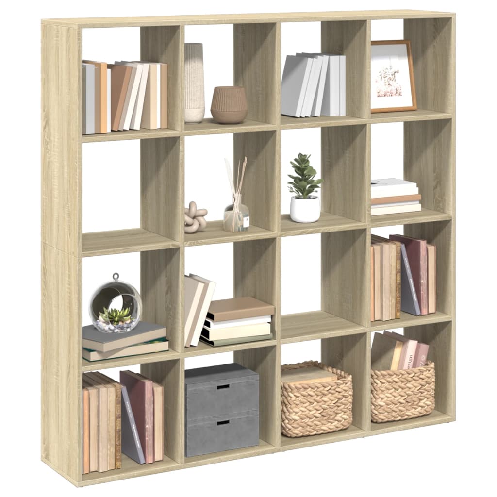 Bokhylle Sonoma Eik 137,5x29x137,5 cm