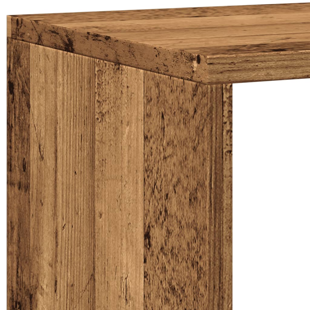 Bokhylle Gammelt Tre 137,5x29x137,5 cm