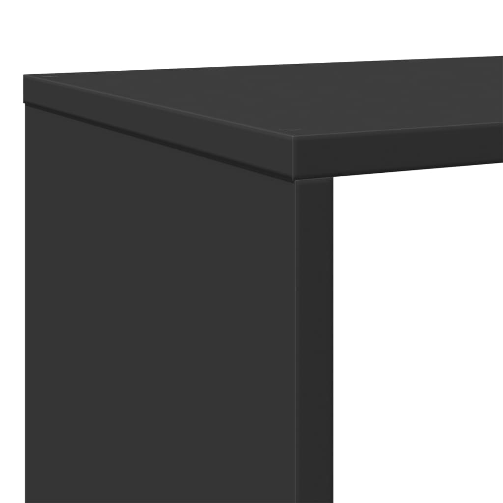 Bokhylle Svart 102x29x143 cm