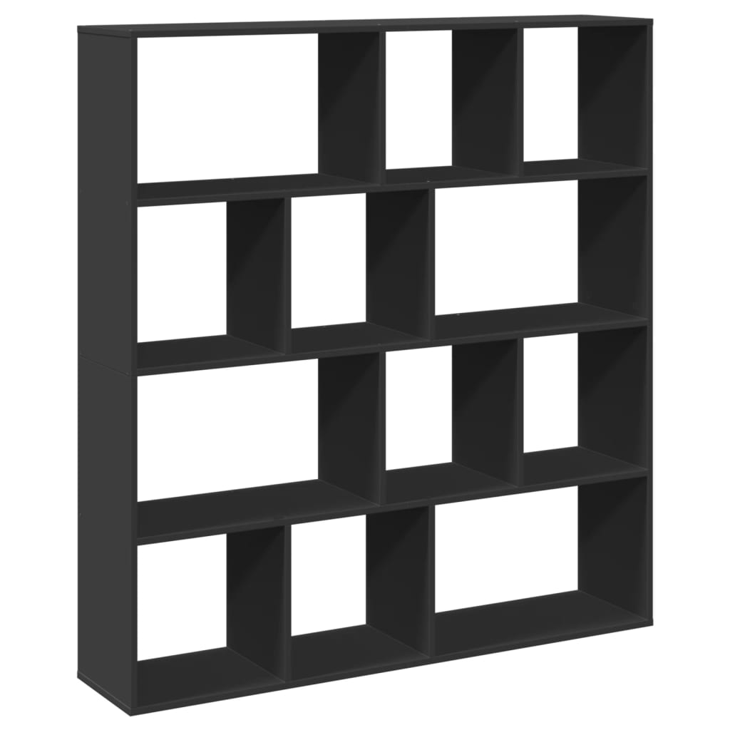 Bokhylle Svart 132x29x141,5 cm