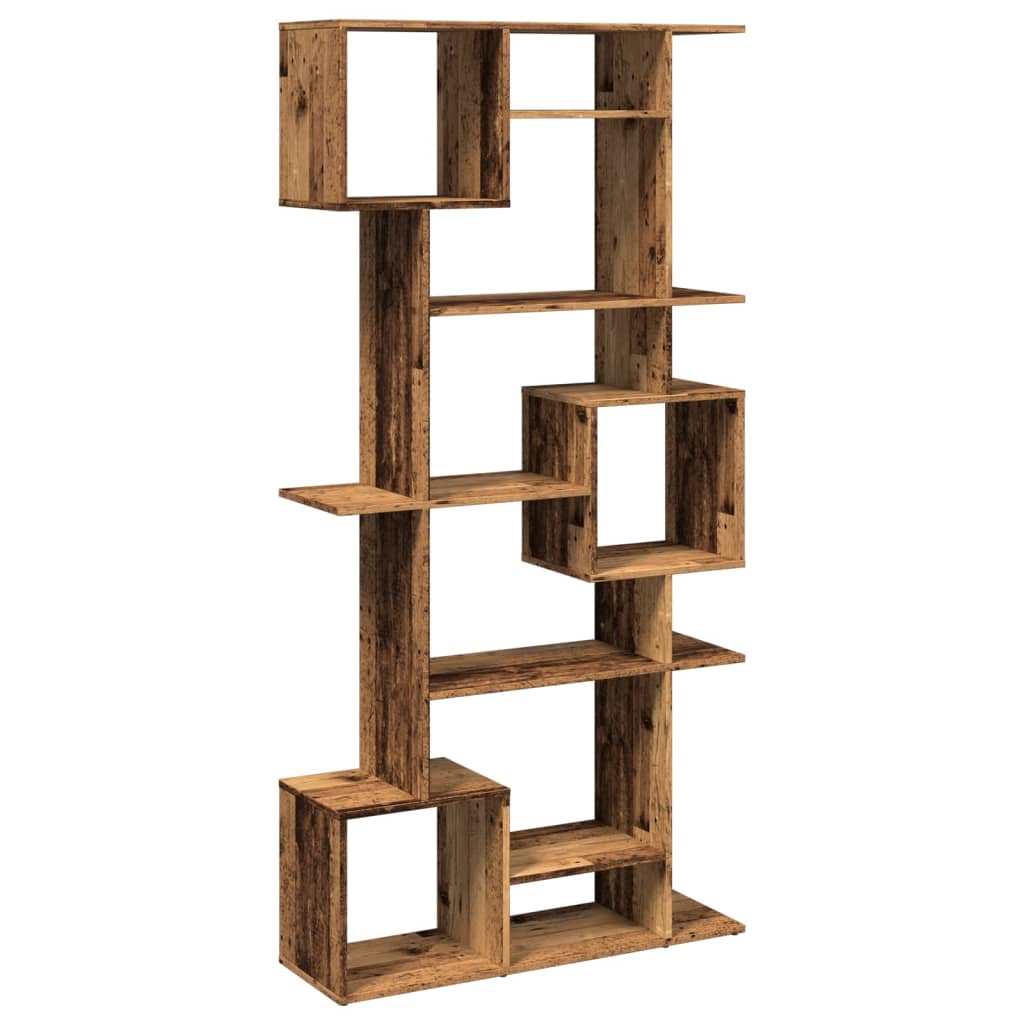 Bokhylle Gammelt Tre 92x29x188 cm