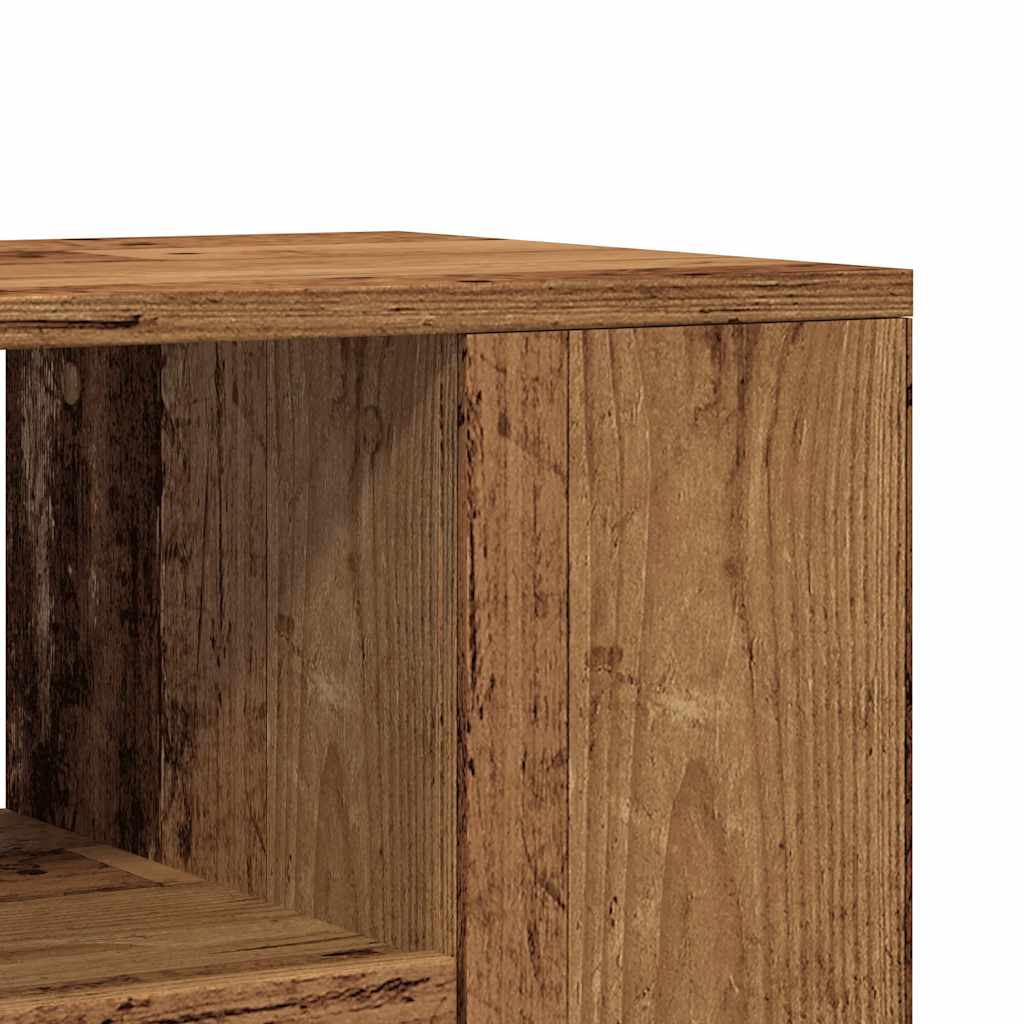 TV-Møbel Gammelt Tre TV-benk med hjul 102x34,5x43 cm