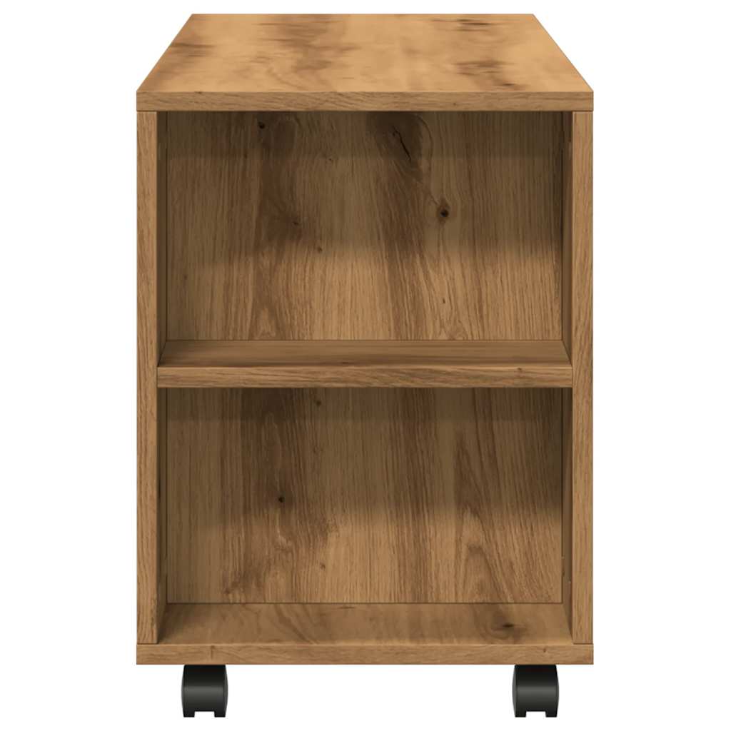 TV-Møbel Artisan Eik TV-benk med hjul 102x34,5x43 cm