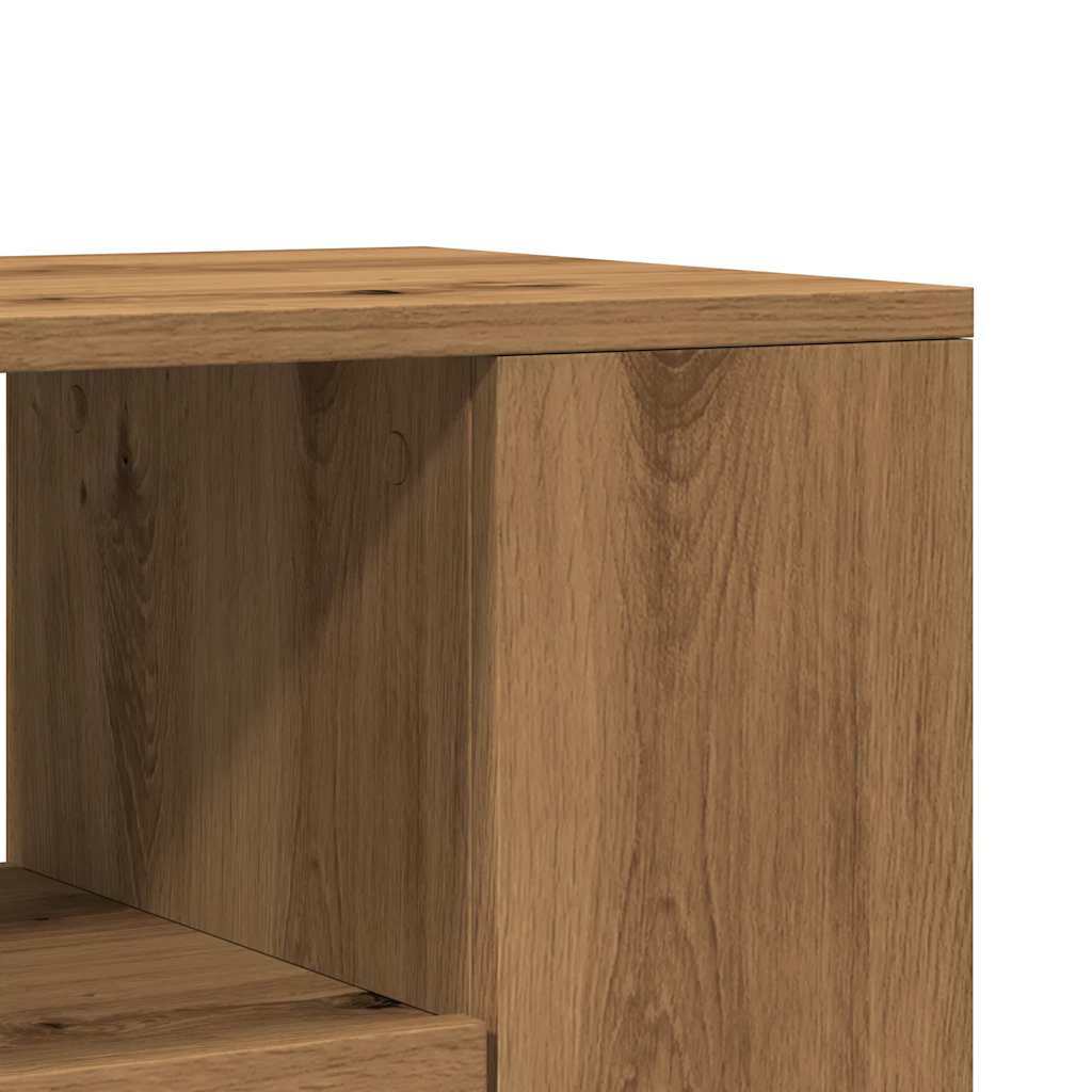 TV-Møbel Artisan Eik TV-benk med hjul 102x34,5x43 cm