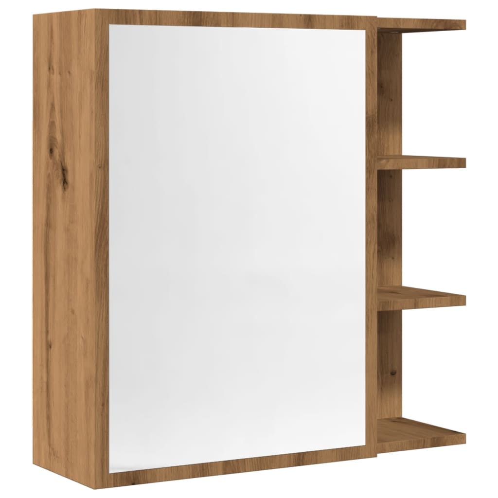 Baderomsspeil Speilskap til baderom Artisan Eik 62,5x20,5x64cm