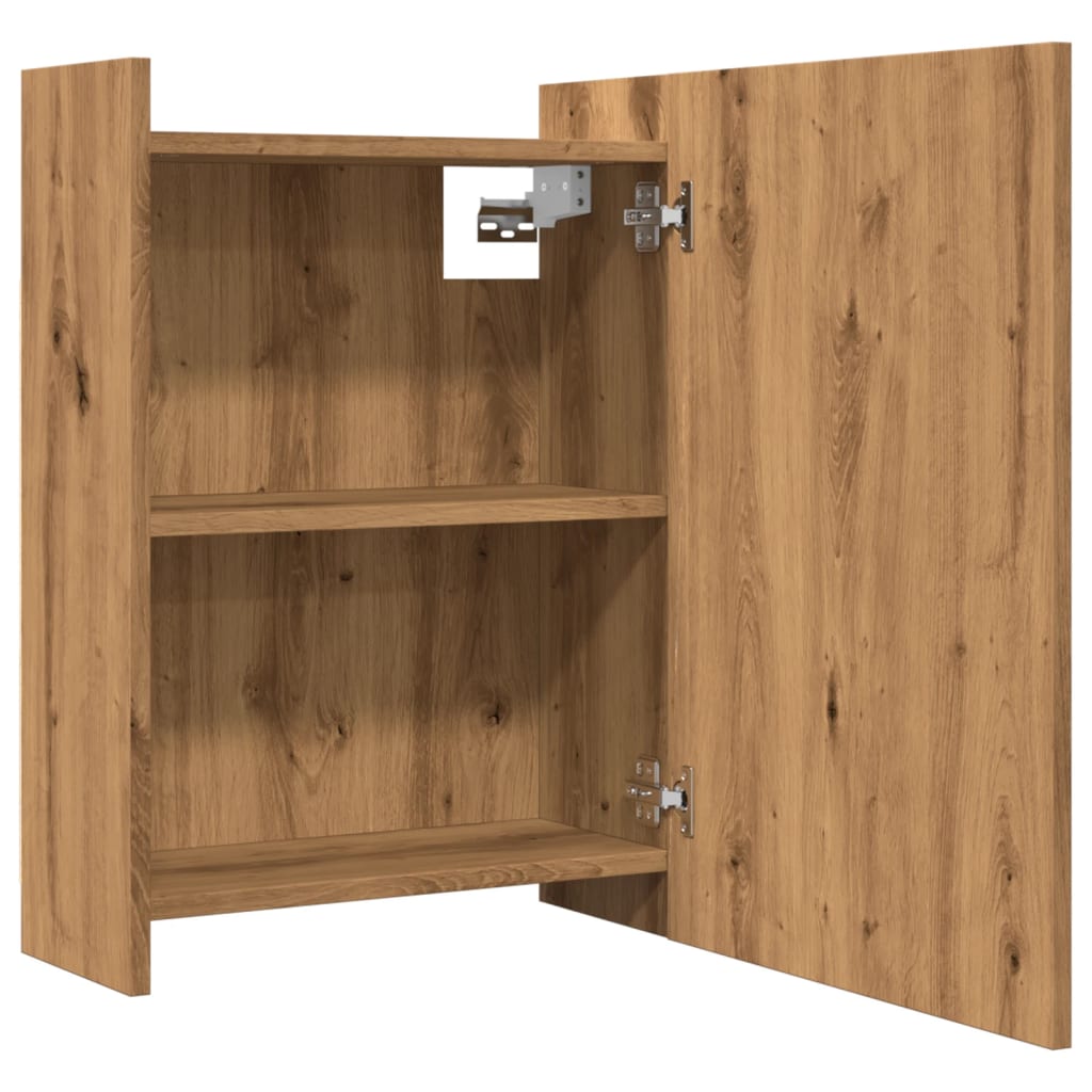 Baderomsspeil Speilskap til baderom Artisan Eik 62,5x20,5x64cm