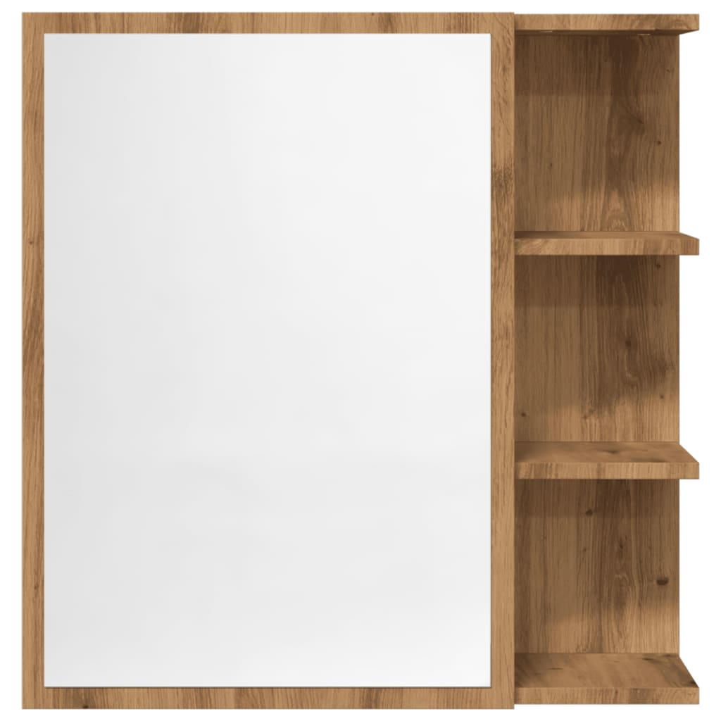 Baderomsspeil Speilskap til baderom Artisan Eik 62,5x20,5x64cm