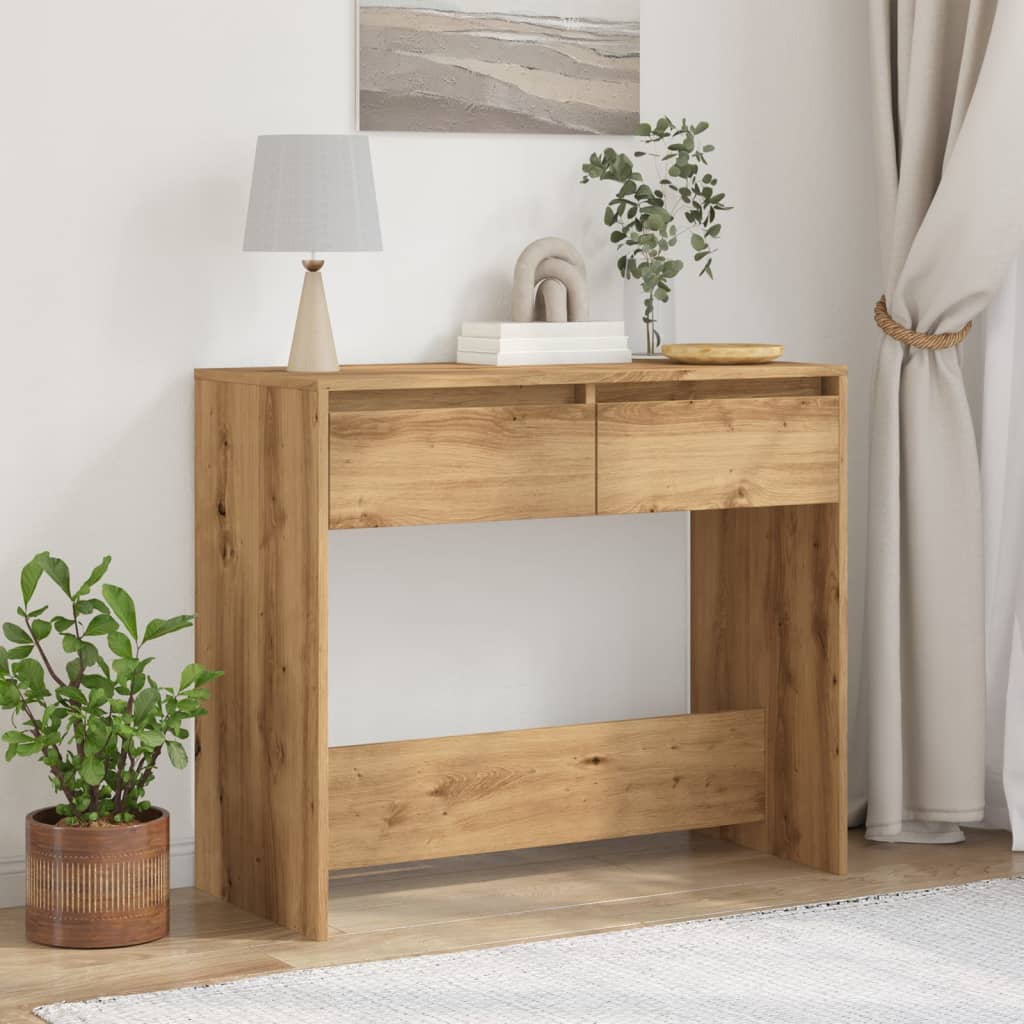 Avlastningsbord konsollbord Artisan Eik 89x41x76,5 cm