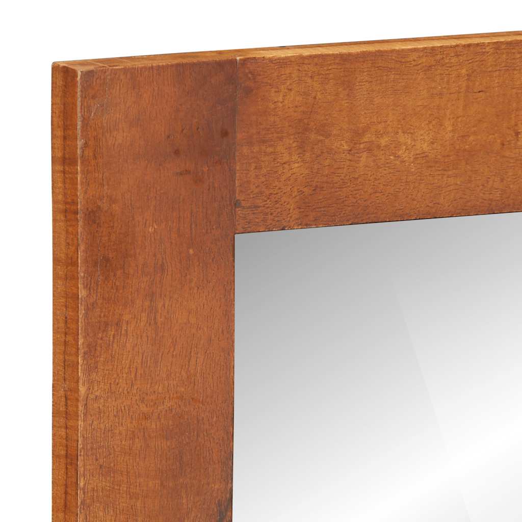 Veggspeil heltre akasie med skuffer 60x33x90 cm heltre akasie