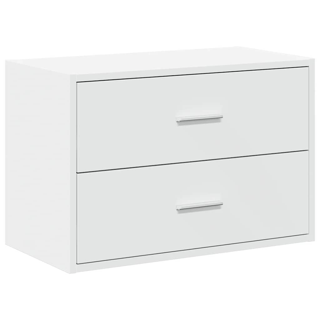 Skap Hvit med 2 skuffer 60x31x40 cm