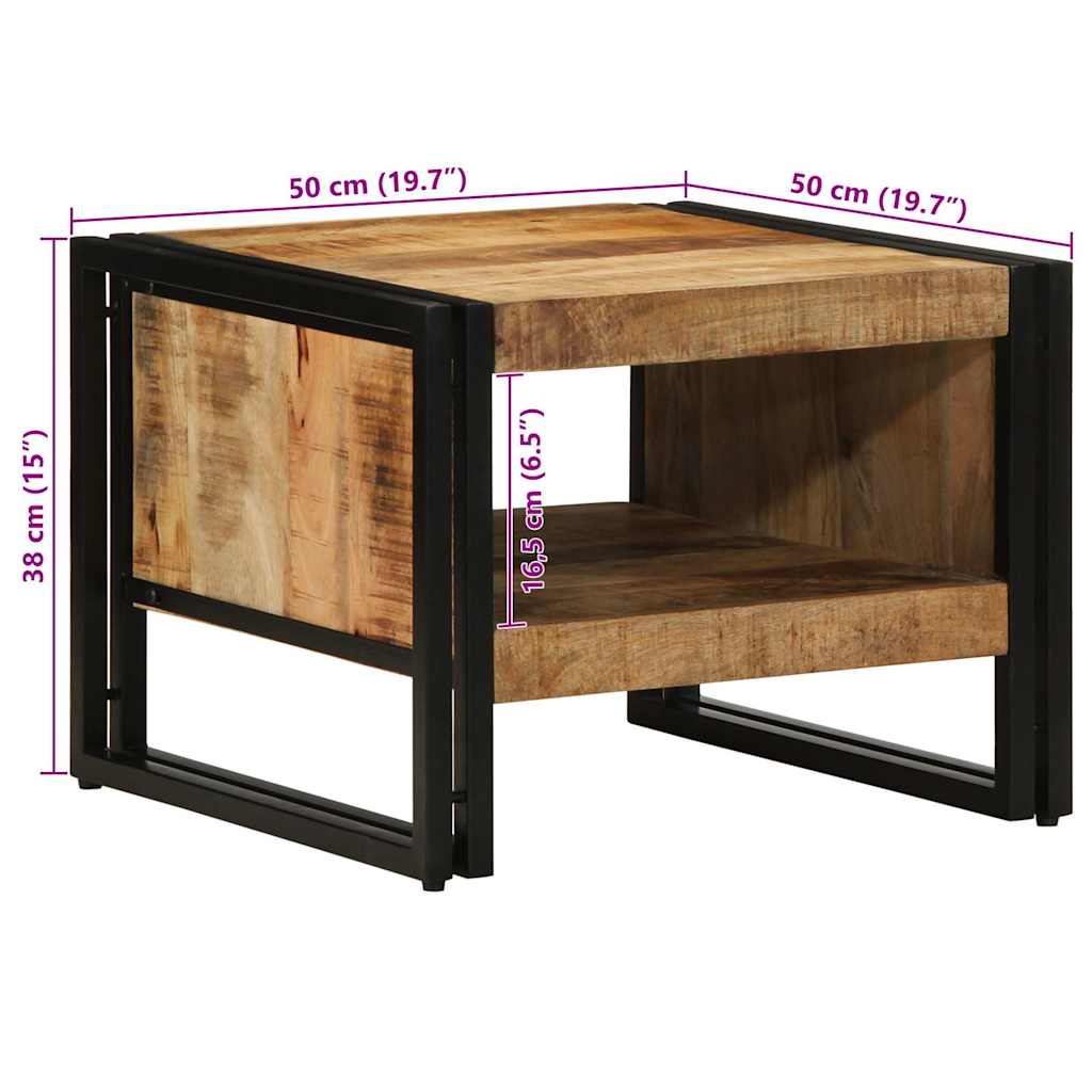 Salongbord Sofabord Tre Heltre Mango 50x50x38 cm