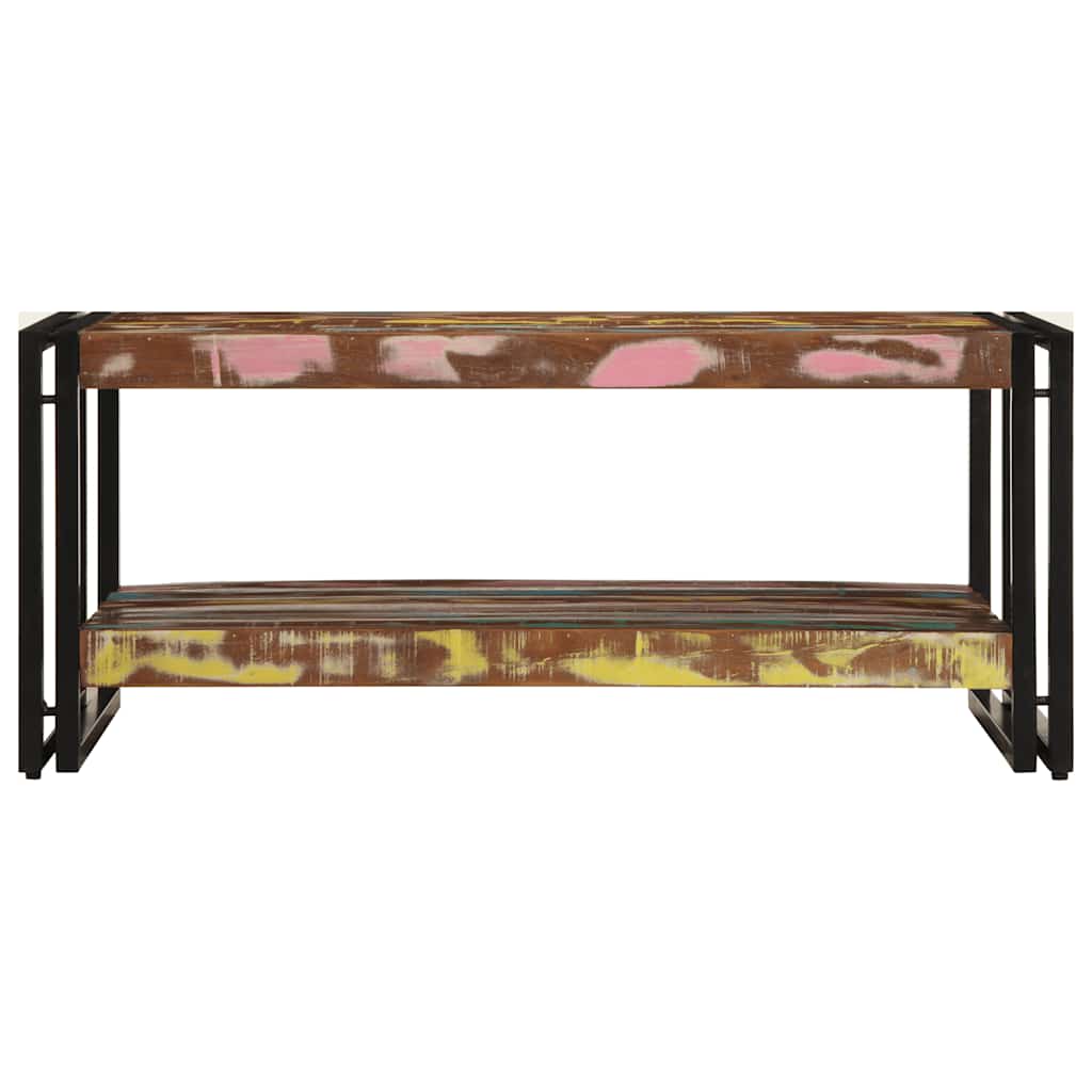 Salongbord Sofabord Tre Gjenvunnet Heltre flerfarget 90x50x38 cm