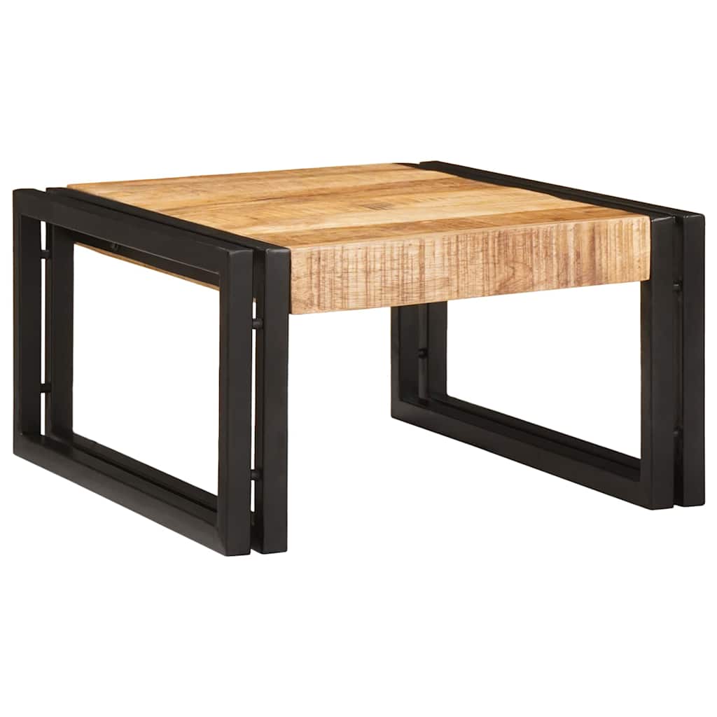 Badehylle med hylle 40 x 50 x 23 cm Massiv mango tre, jern