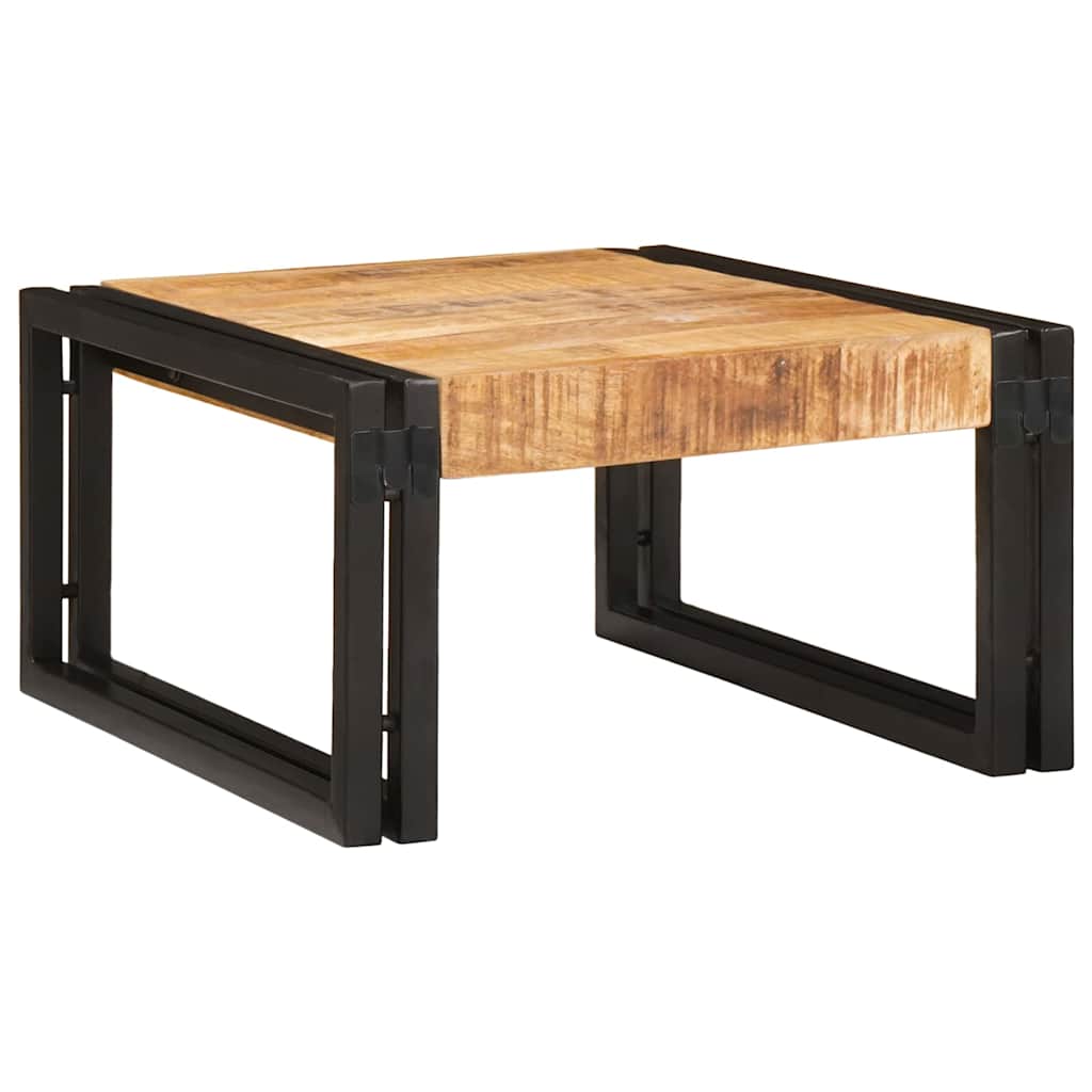 Badehylle med hylle 40 x 50 x 23 cm Massiv mango tre, jern