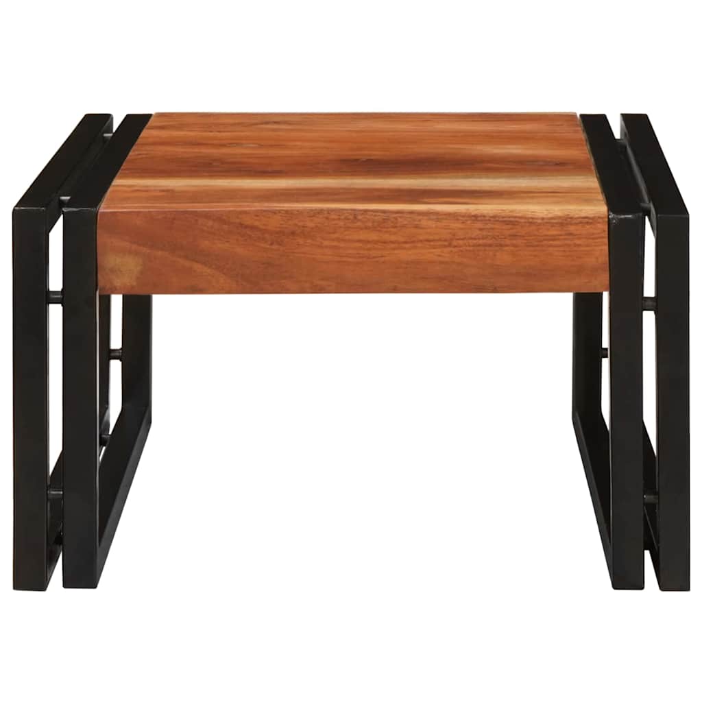 Badehylle med hylle 40 x 50 x 23 cm Massiv mango tre, jern
