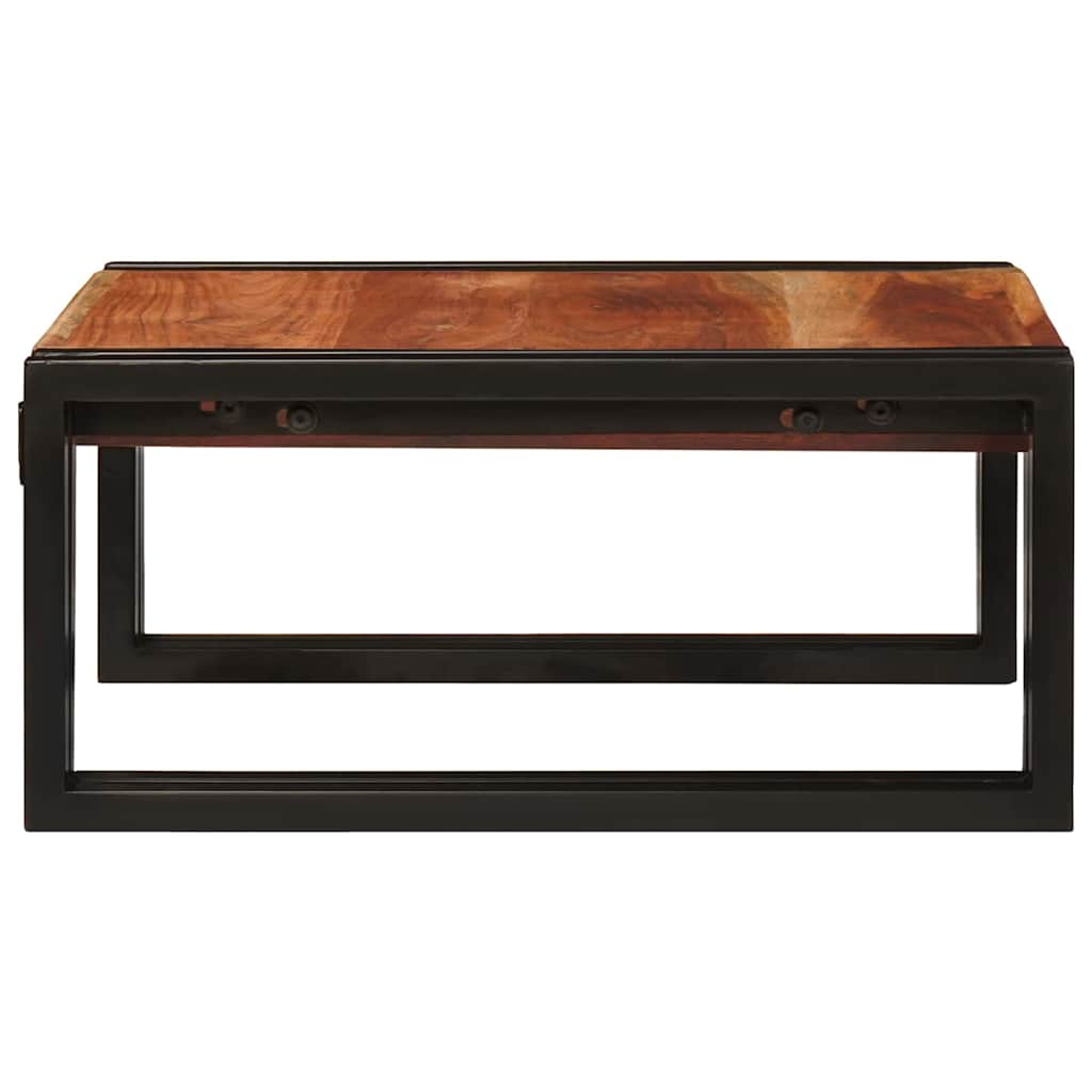 Badehylle med hylle 40 x 50 x 23 cm Massiv mango tre, jern