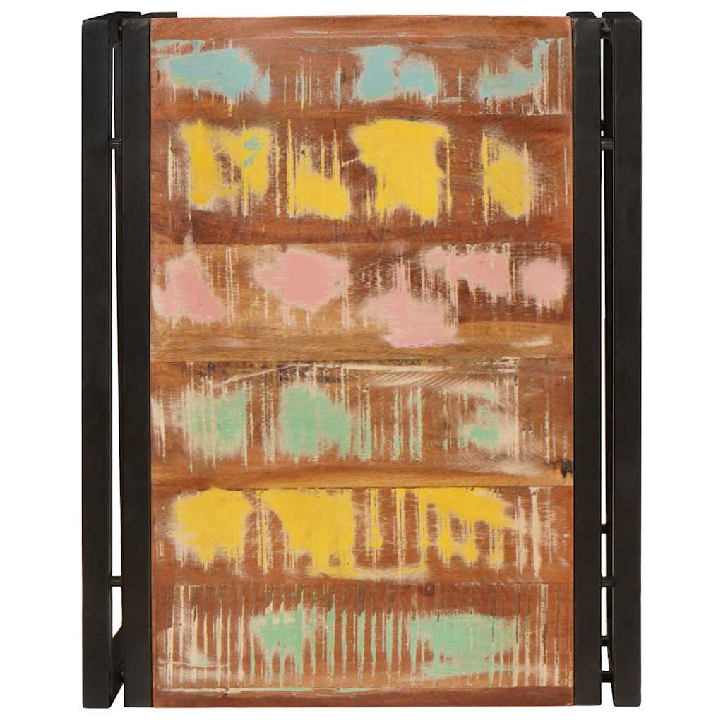 Badehylle med hylle 60 x 50 x 23 cm Massiv mango tre, jern