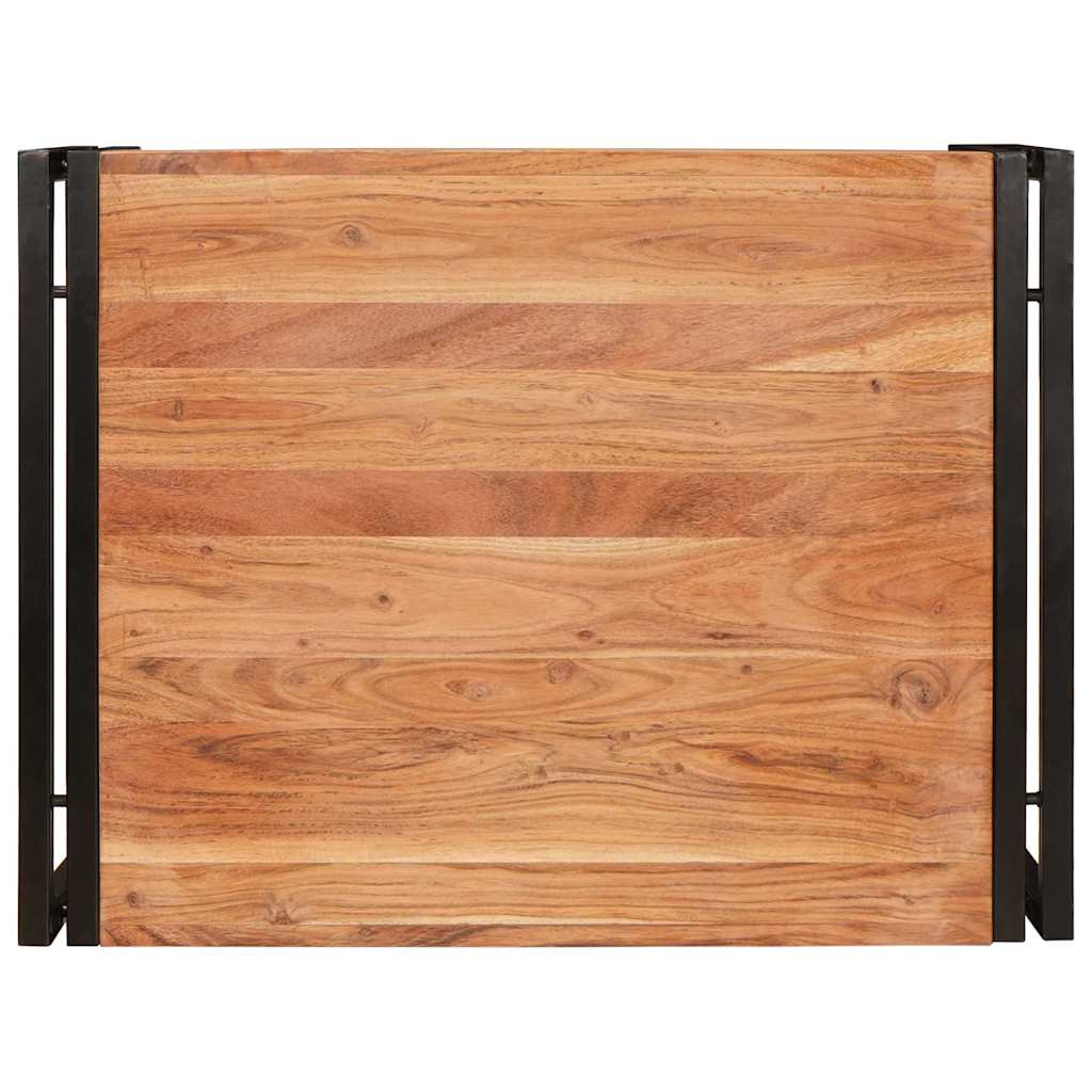 Badehylle med hylle 65 x 50 x 23 cm Massiv mango tre, jern