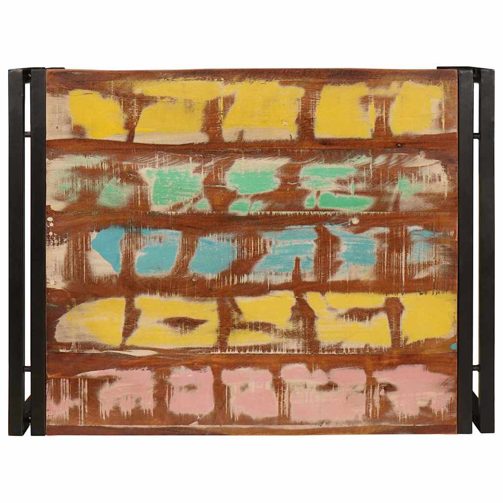 Badehylle med hylle 65 x 50 x 23 cm Massiv mango tre, jern