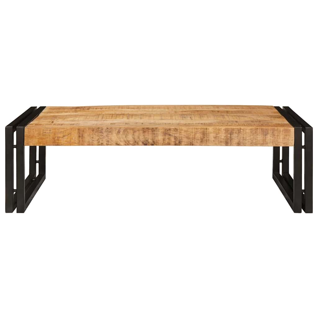 Badehylle med hylle 80 x 50 x 23 cm Massiv mango tre, jern