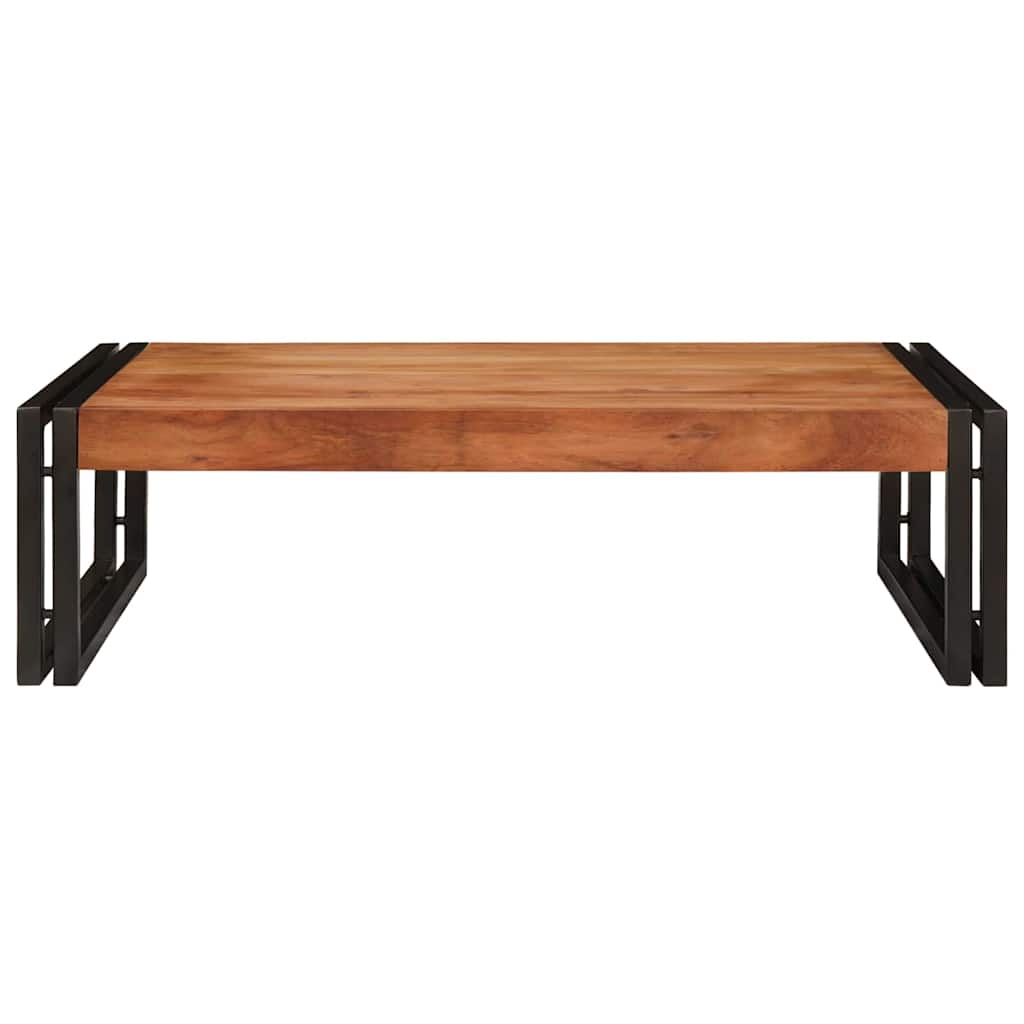 Badehylle med hylle 80 x 50 x 23 cm Massiv mango tre, jern