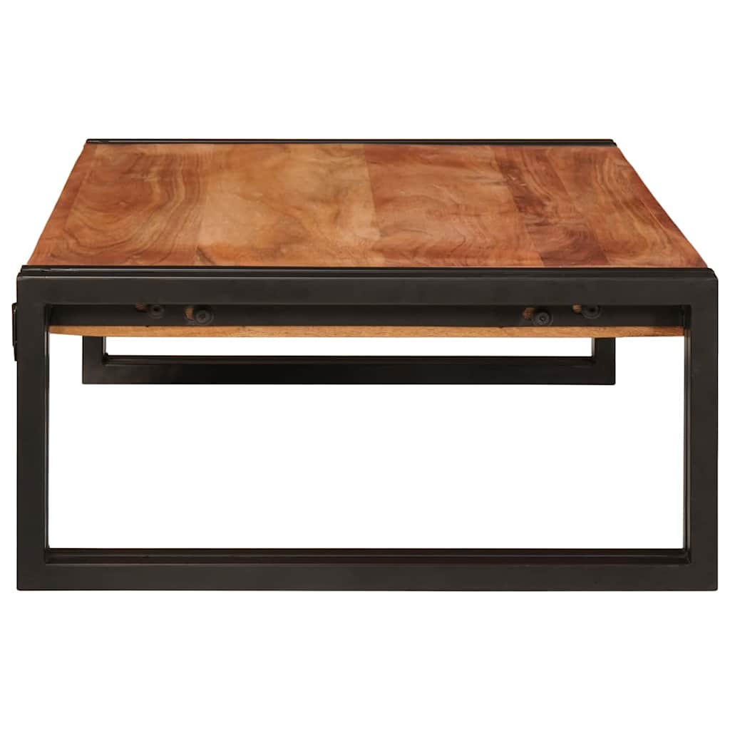 Badehylle med hylle 80 x 50 x 23 cm Massiv mango tre, jern