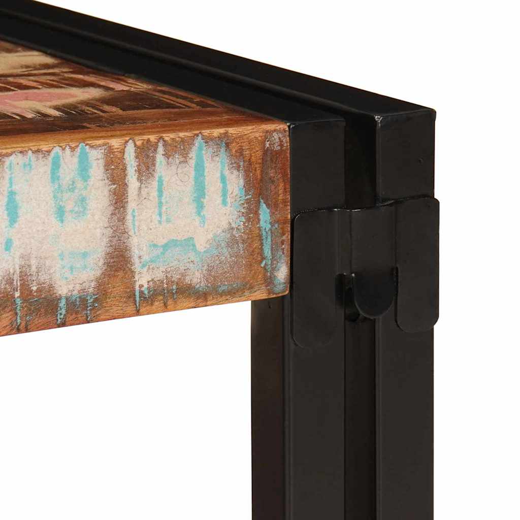 Badehylle med hylle 80 x 50 x 23 cm Massiv mango tre, jern