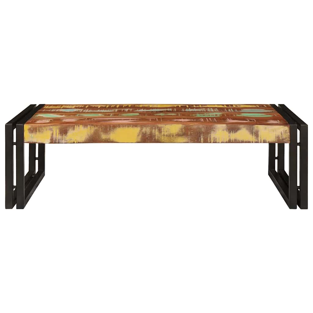 Badehylle med hylle 80 x 50 x 23 cm Massiv mango tre, jern