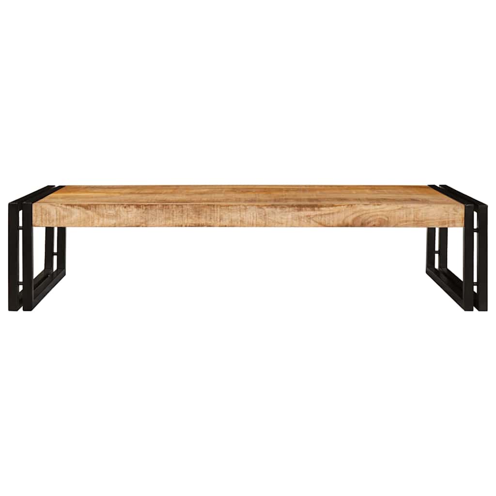 Badehylle med hylle 100 x 50 x 23 cm Massiv mango tre, jern