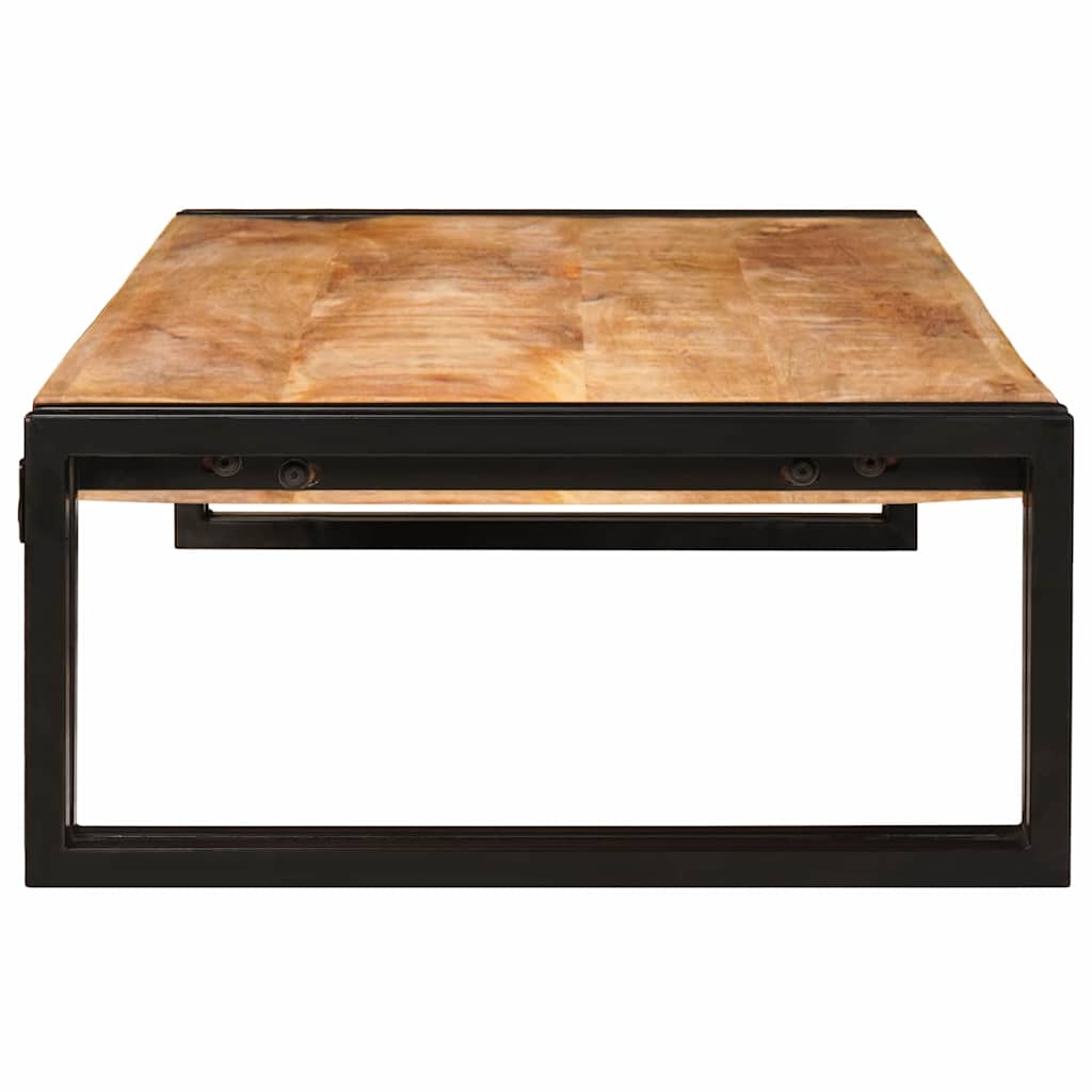 Badehylle med hylle 100 x 50 x 23 cm Massiv mango tre, jern