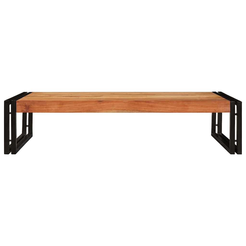 Badehylle med hylle 100 x 50 x 23 cm Massiv mango tre, jern