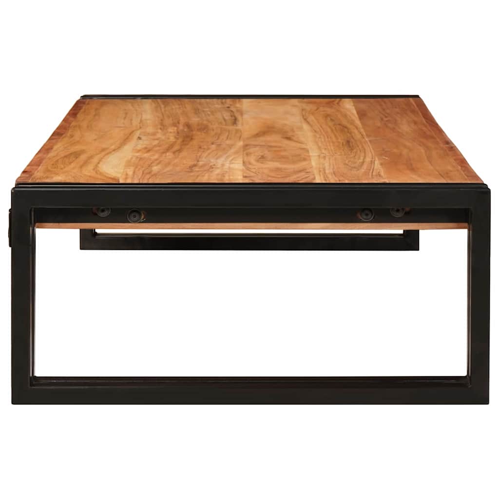 Badehylle med hylle 100 x 50 x 23 cm Massiv mango tre, jern