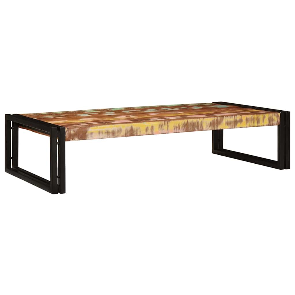 Badehylle med hylle 100 x 50 x 23 cm Massiv mango tre, jern