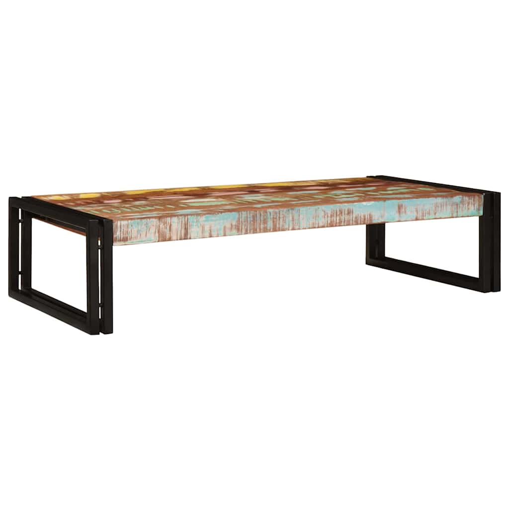 Badehylle med hylle 100 x 50 x 23 cm Massiv mango tre, jern