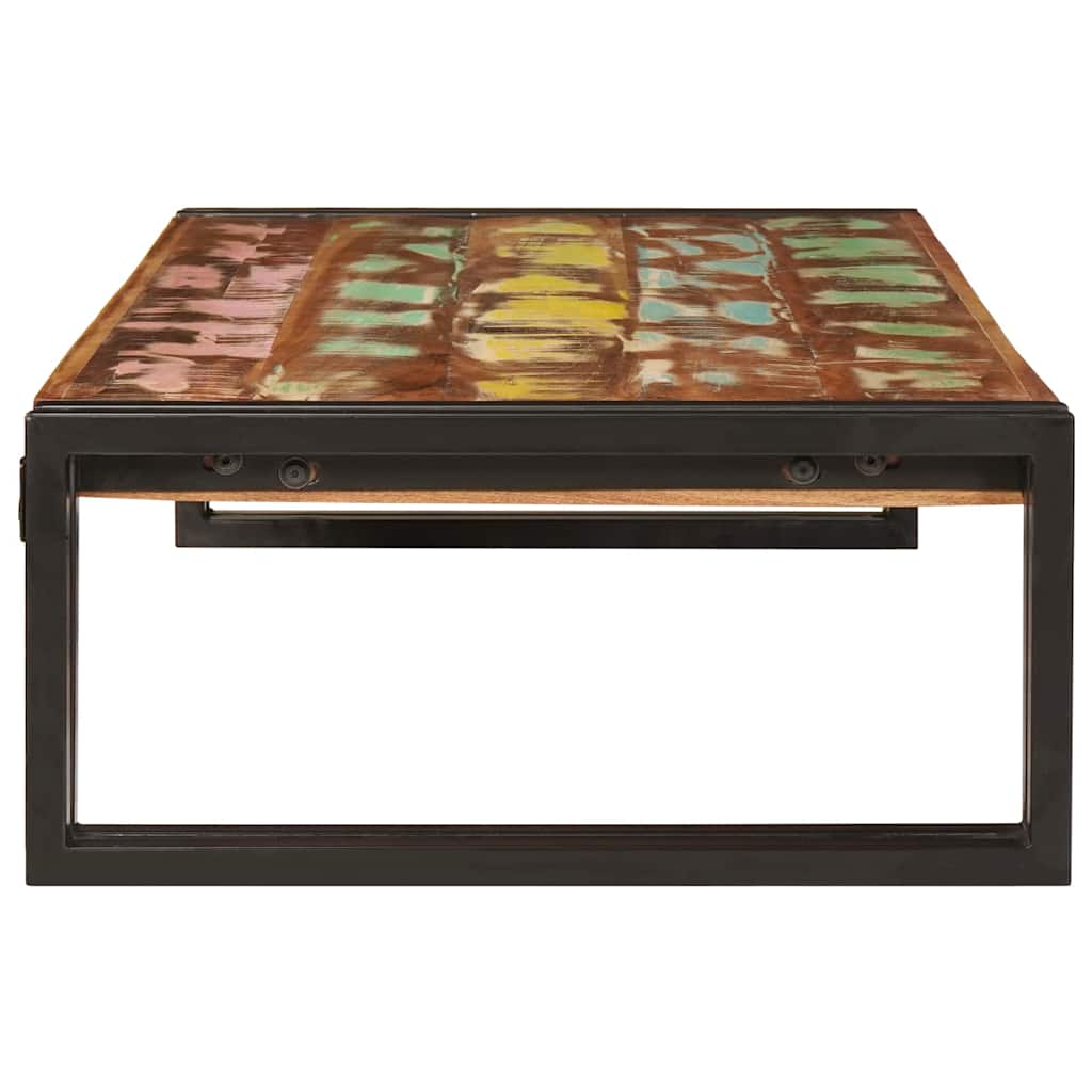 Badehylle med hylle 100 x 50 x 23 cm Massiv mango tre, jern
