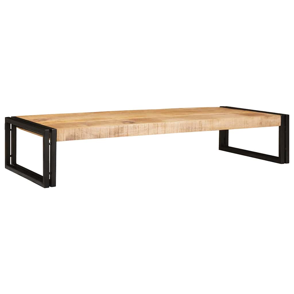 Badehylle med hylle 120 x 50 x 23 cm Massiv mango tre, jern