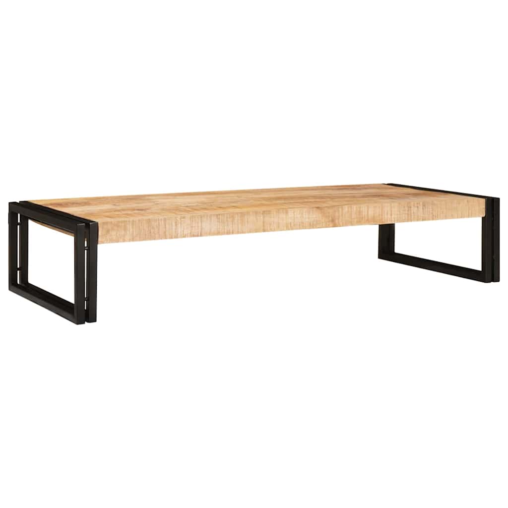 Badehylle med hylle 120 x 50 x 23 cm Massiv mango tre, jern