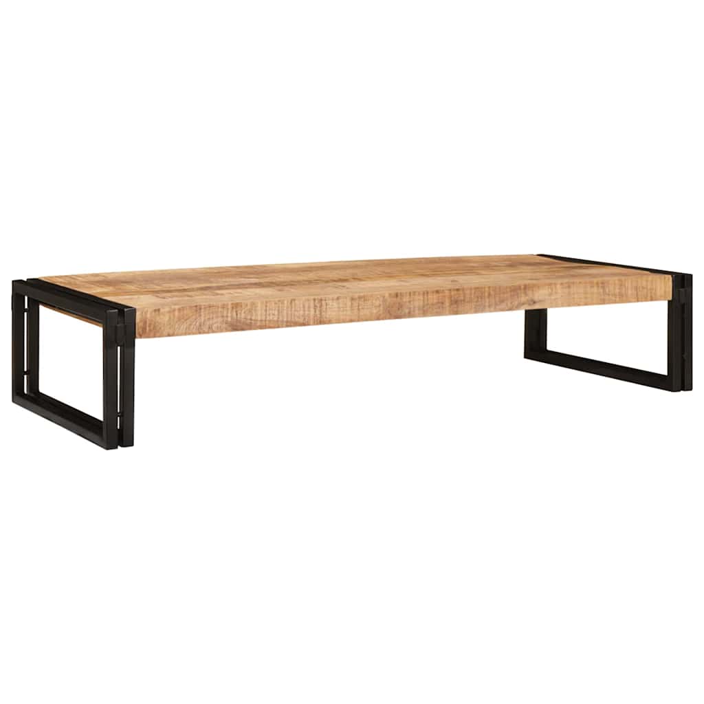 Badehylle med hylle 120 x 50 x 23 cm Massiv mango tre, jern