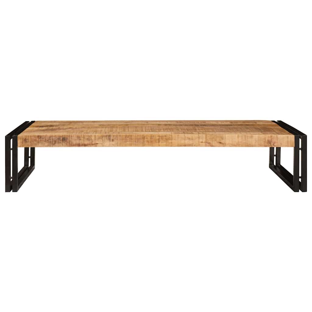 Badehylle med hylle 120 x 50 x 23 cm Massiv mango tre, jern