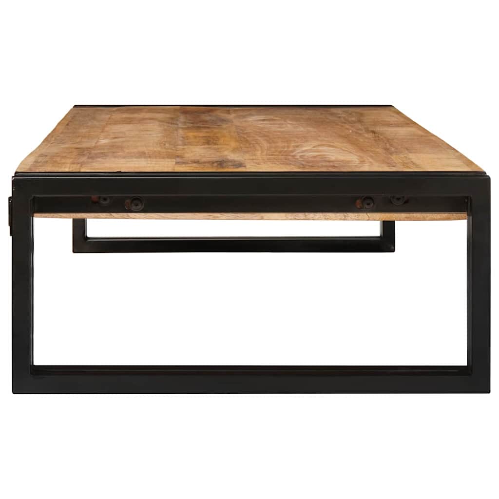Badehylle med hylle 120 x 50 x 23 cm Massiv mango tre, jern