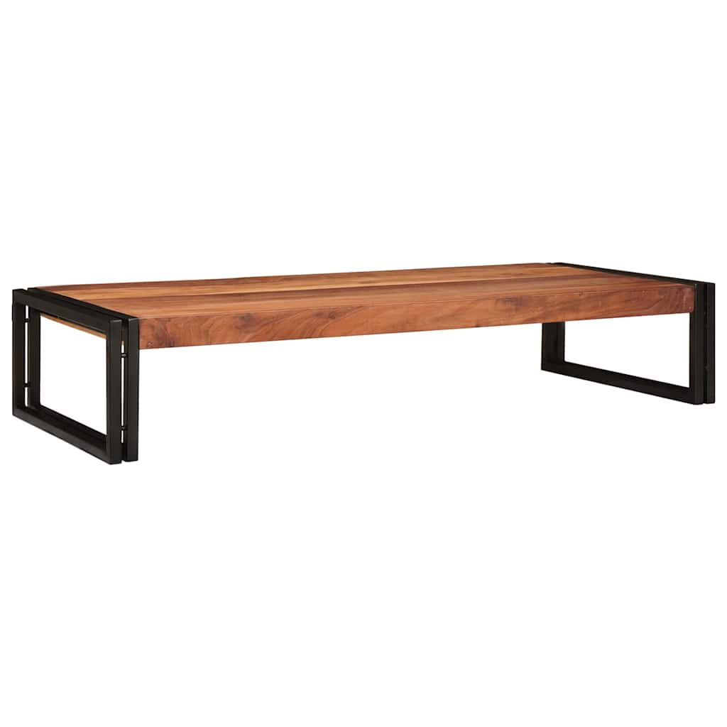 Badehylle med hylle 120 x 50 x 23 cm Massiv mango tre, jern